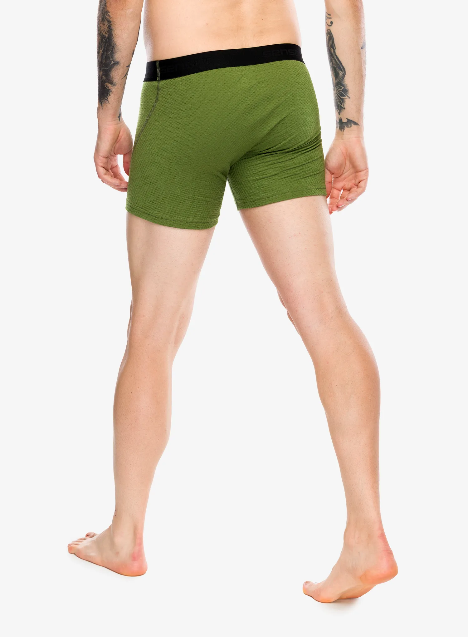 Boxerky Sensor Merino DF Boxers - safari