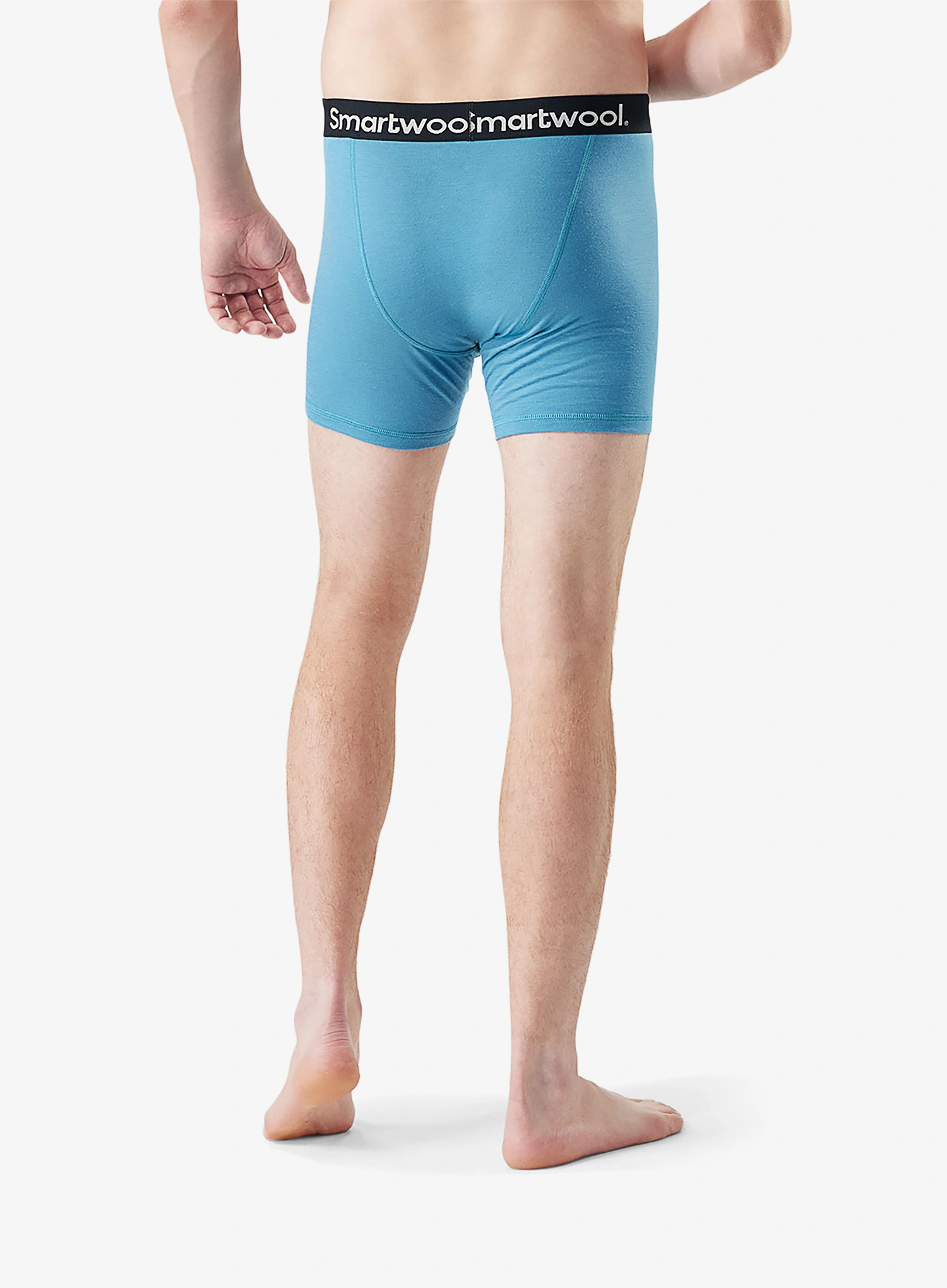 Boxerky Smartwool Merino Boxer Brief Boxed - mineral blue