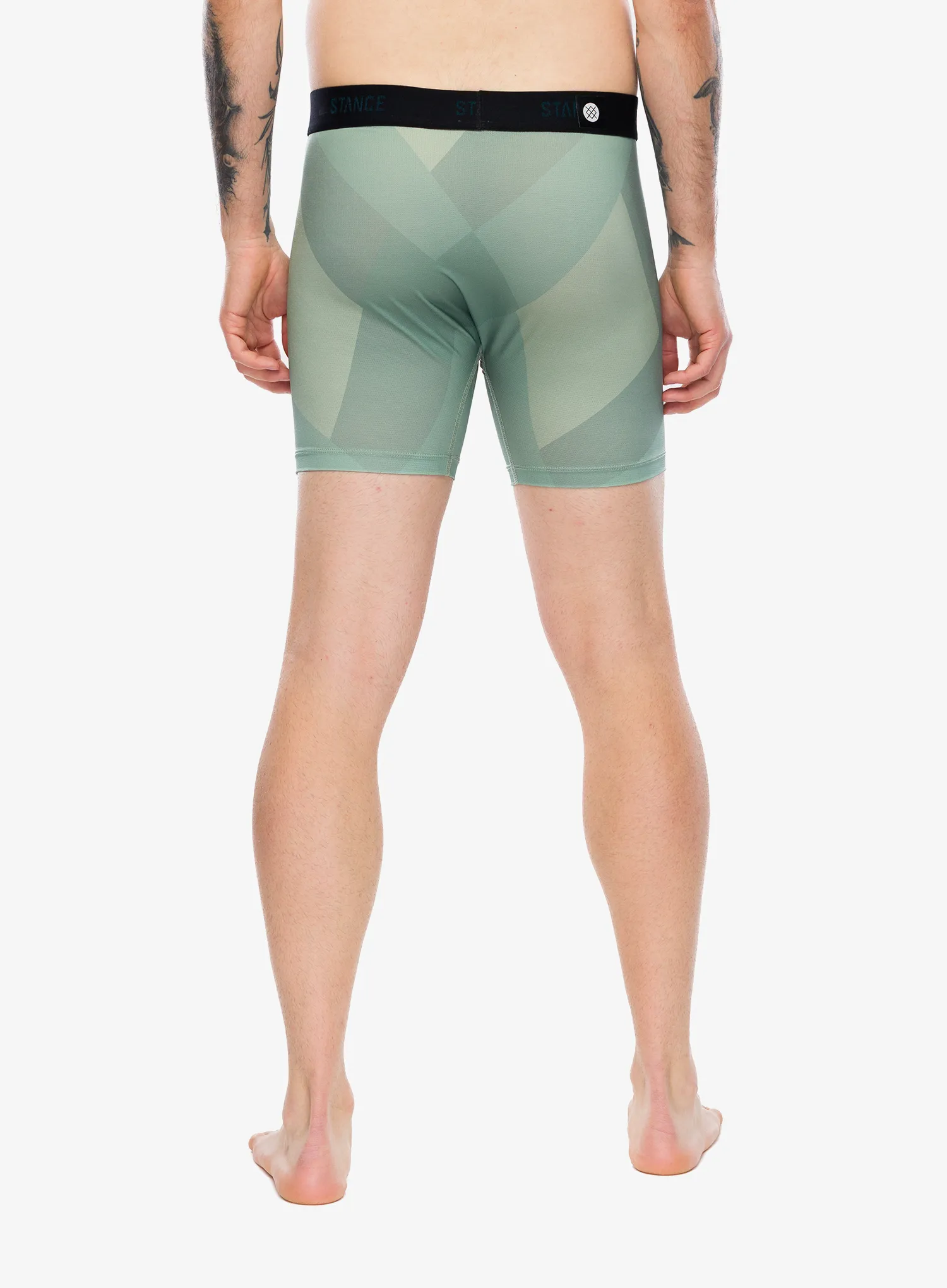 Boxerky Stance Blocked Performance Wholester - green