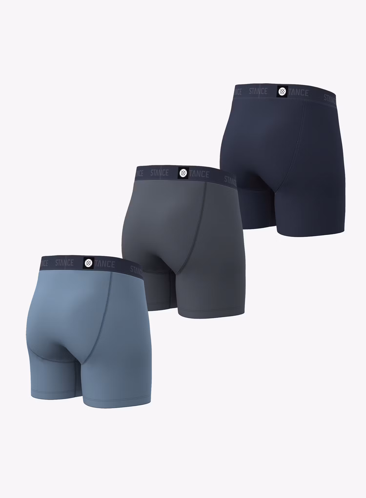 Boxerky Stance Boxer Brief 3 Pack - blue