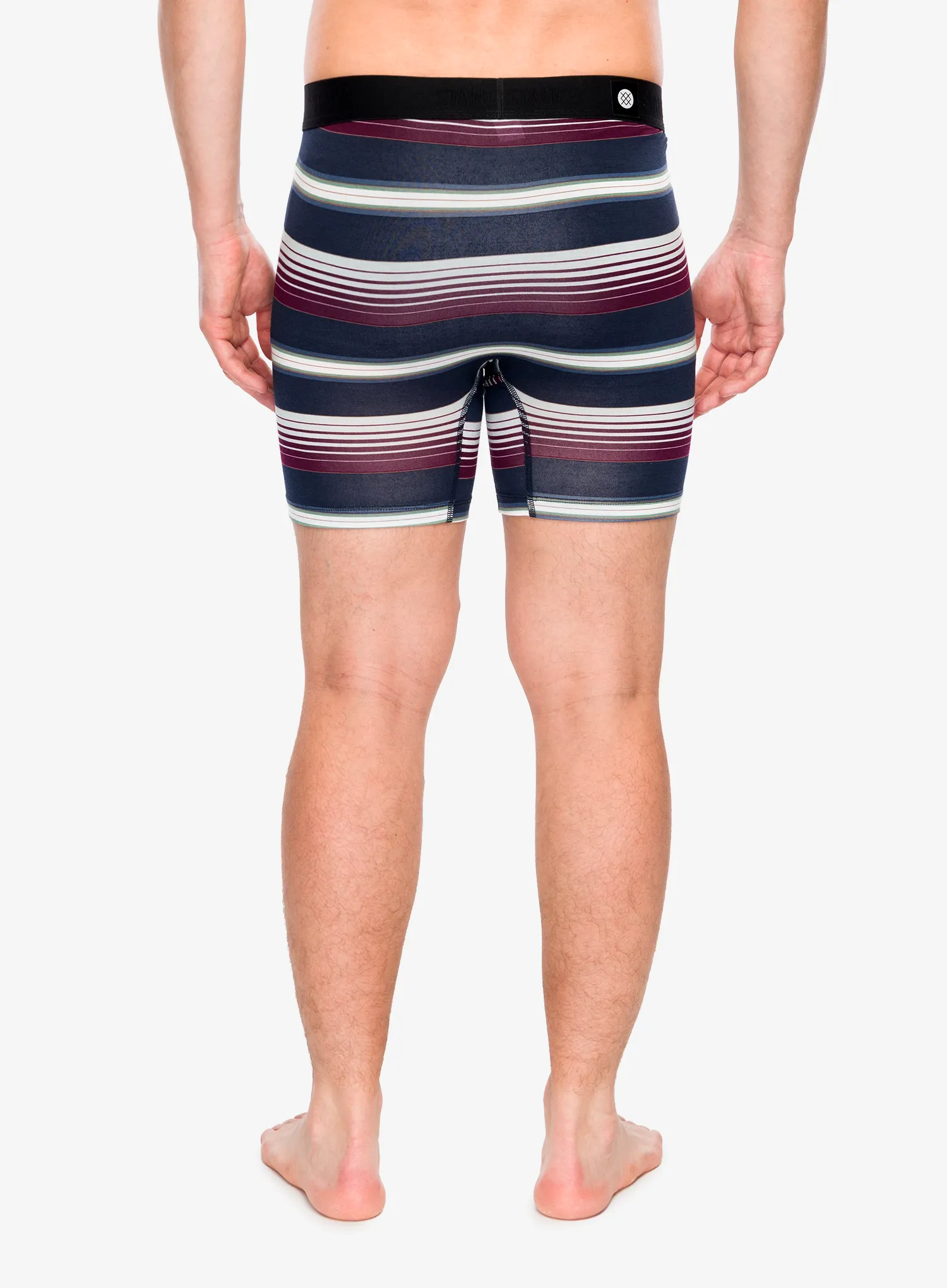 Boxerky Stance Geo Serape Boxer Brief - navy