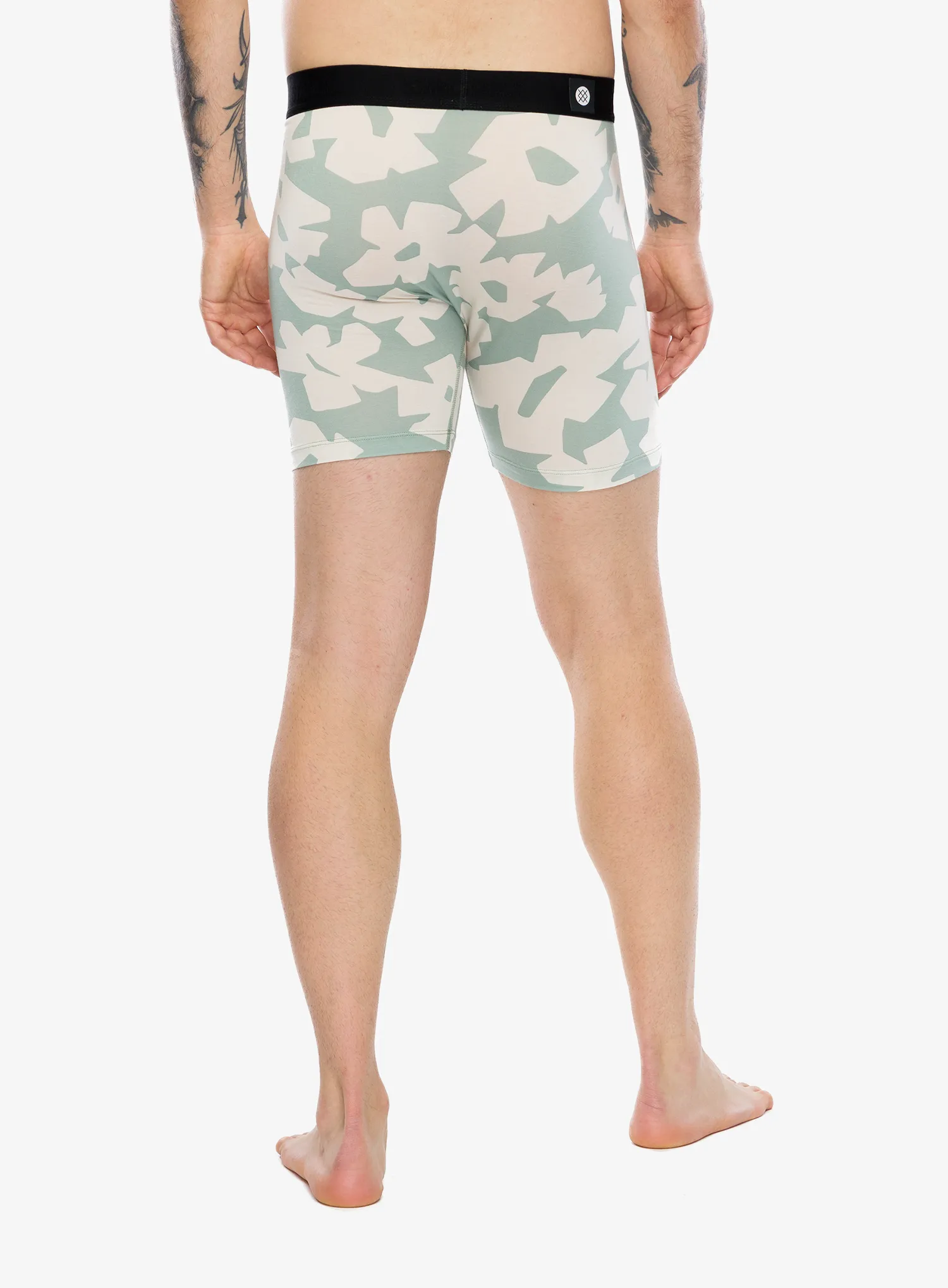 Boxerky Stance Paper Floral Wholester - green