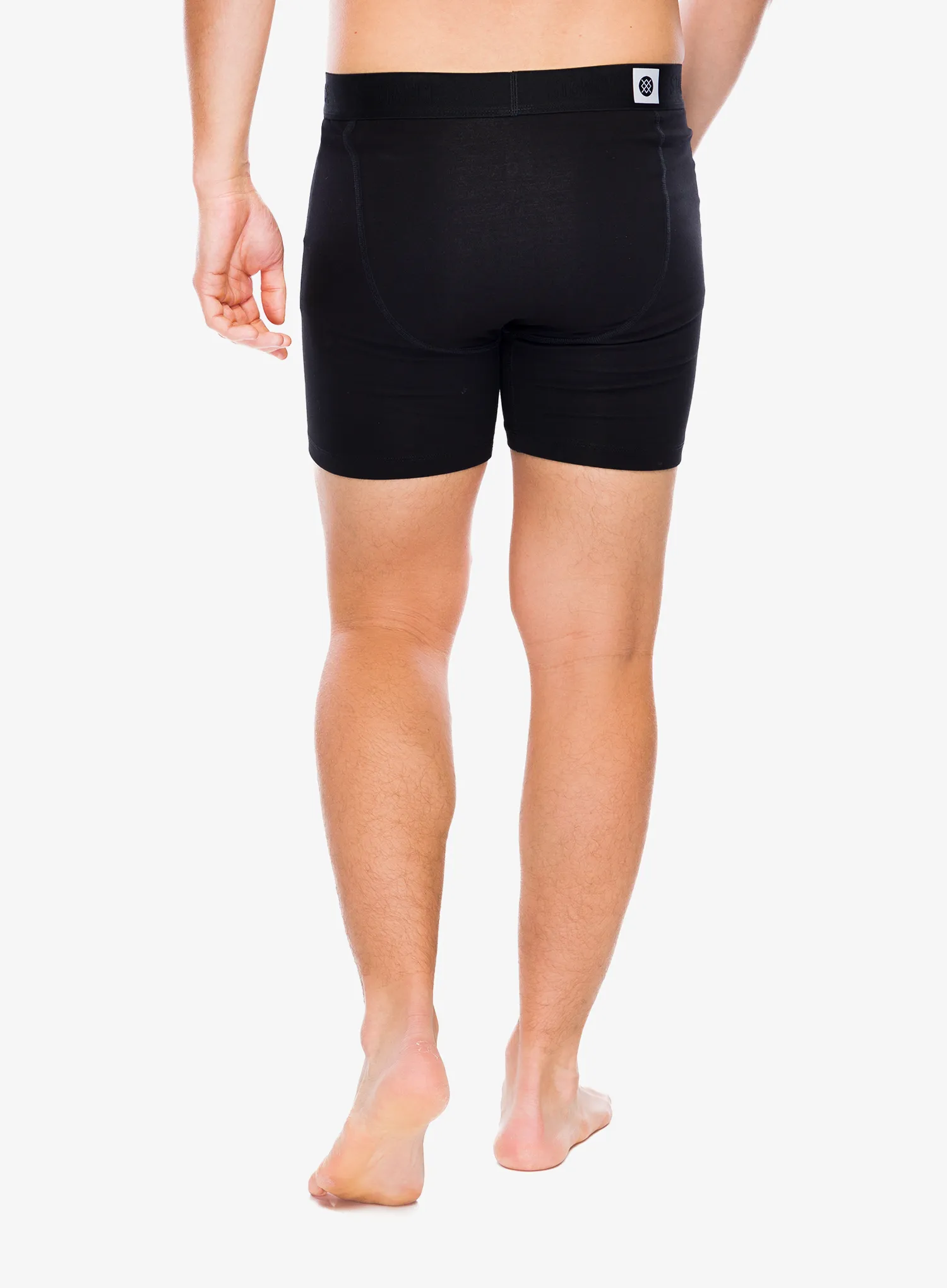 Boxerky Stance Standard 6in Boxer Brief - black