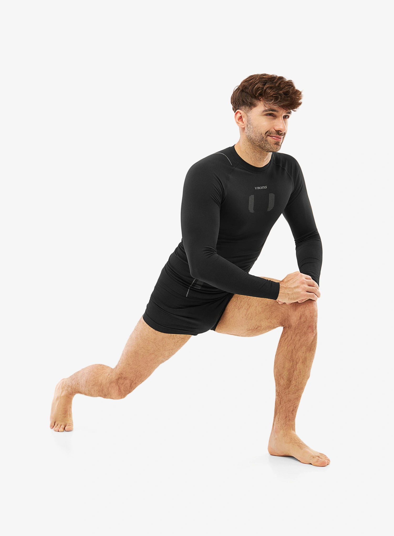 Boxerky Viking Base Layer Eiger 2.0 Boxer Shorts - black/grey
