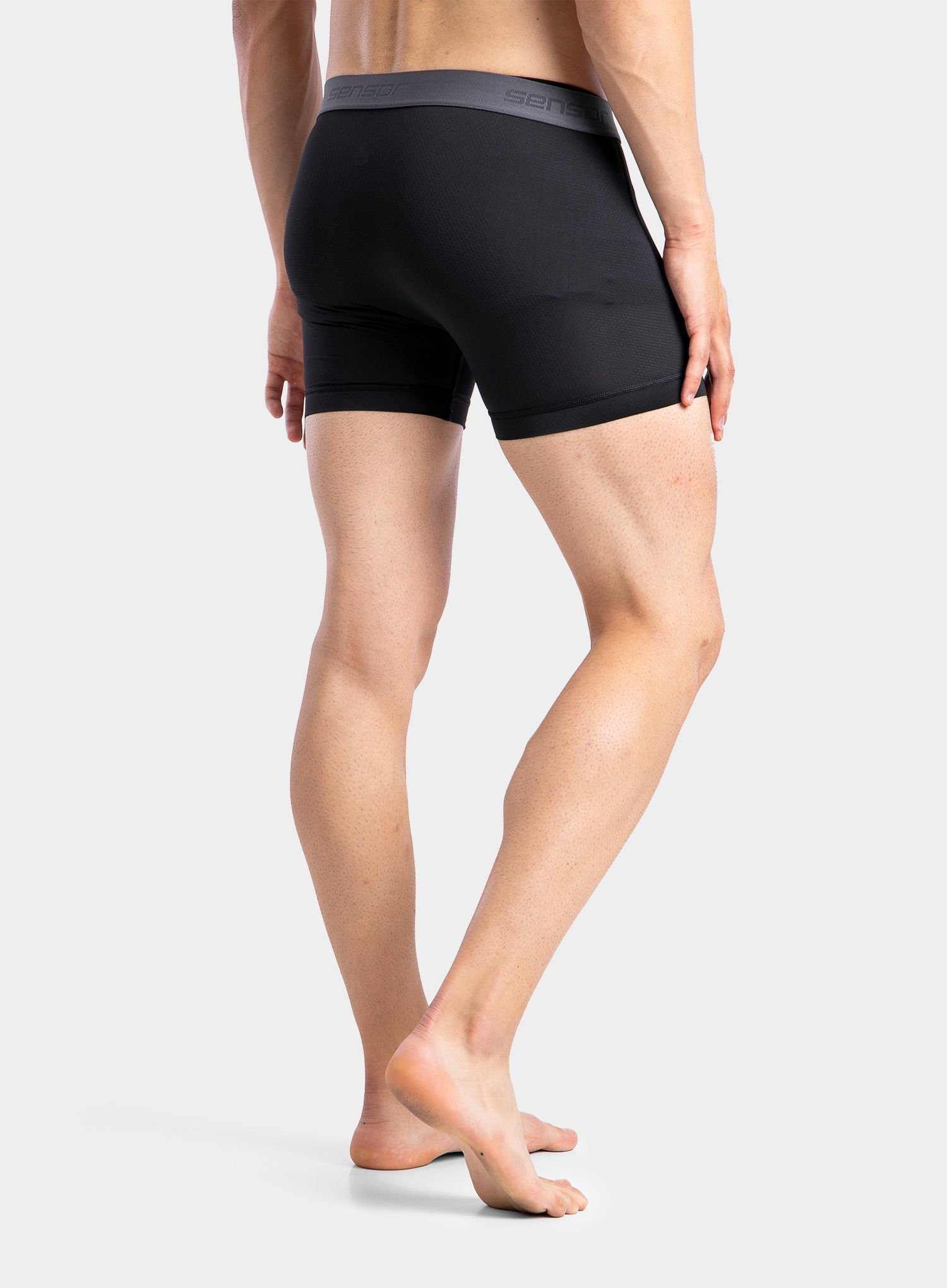 Boxerky Sensor Coolmax Tech Boxers 3-Pack - black/white/saphire