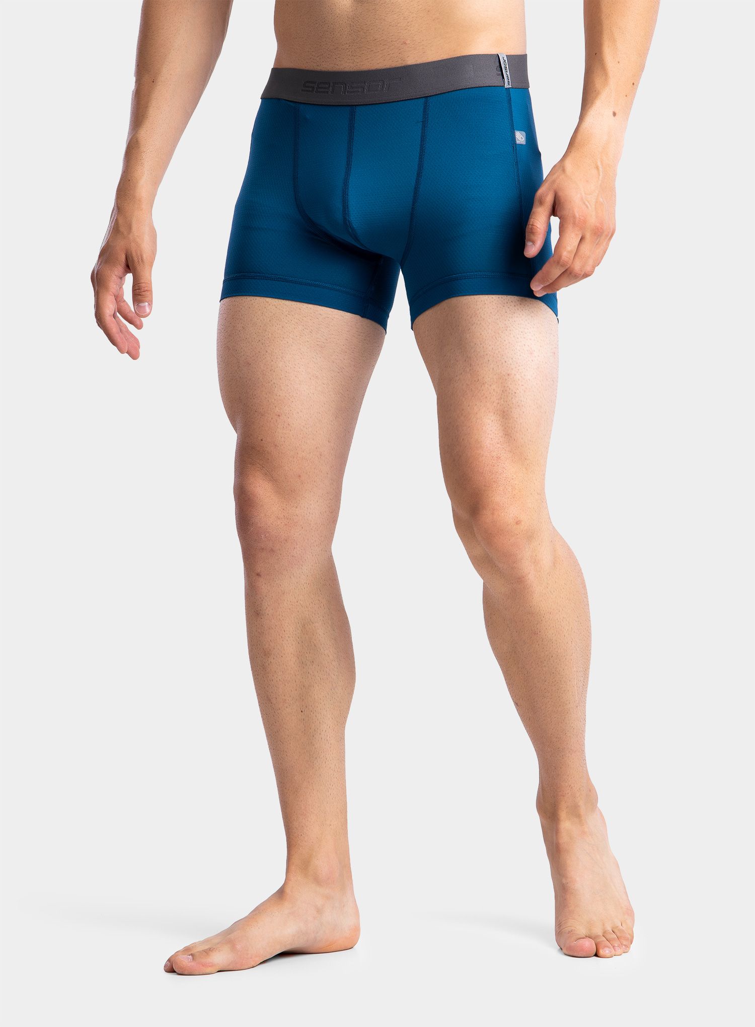Boxerky Sensor Coolmax Tech Boxers 3-Pack - black/white/saphire
