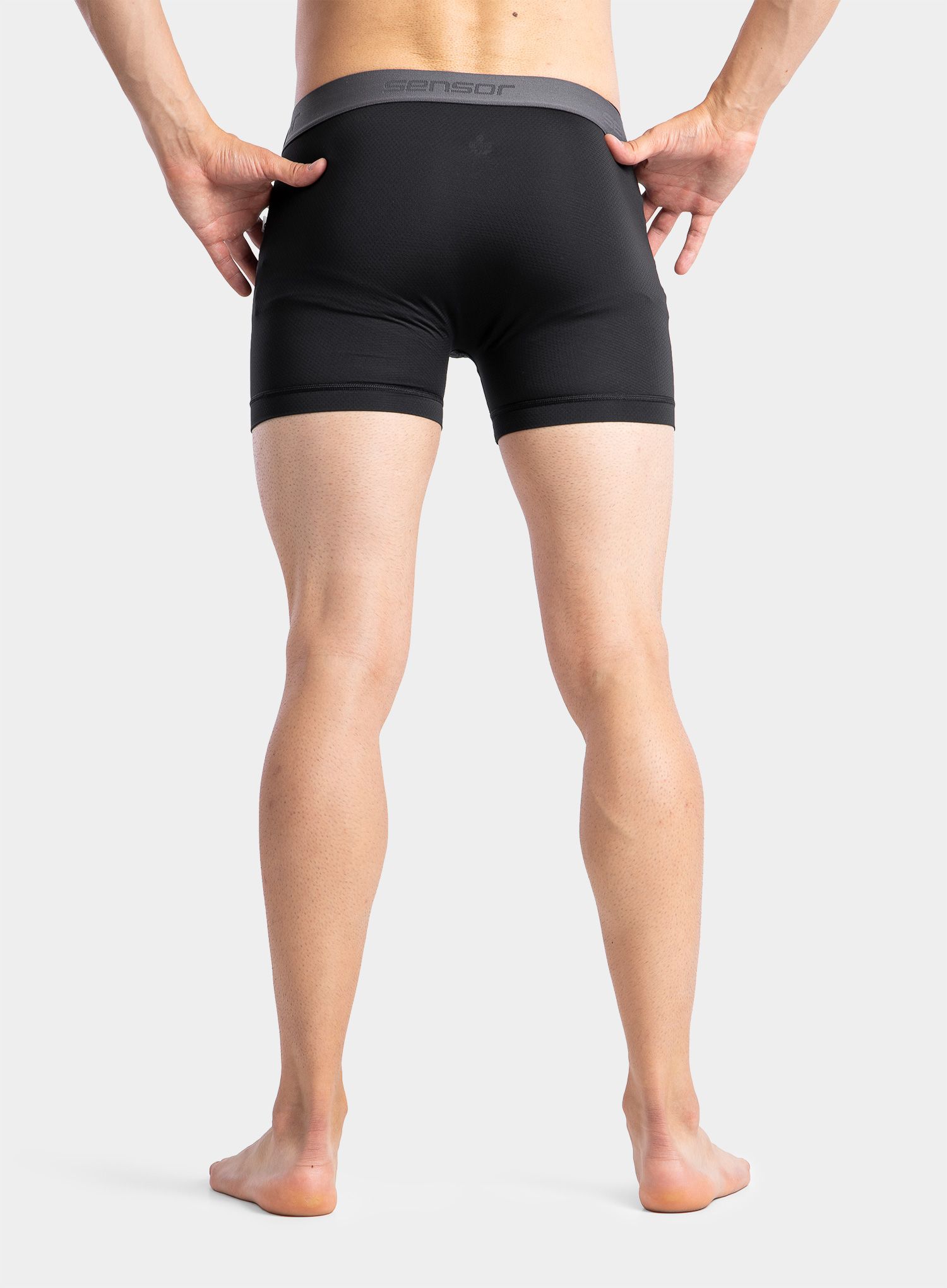 Boxerky Sensor Coolmax Tech Boxers 3-Pack - black/white/saphire