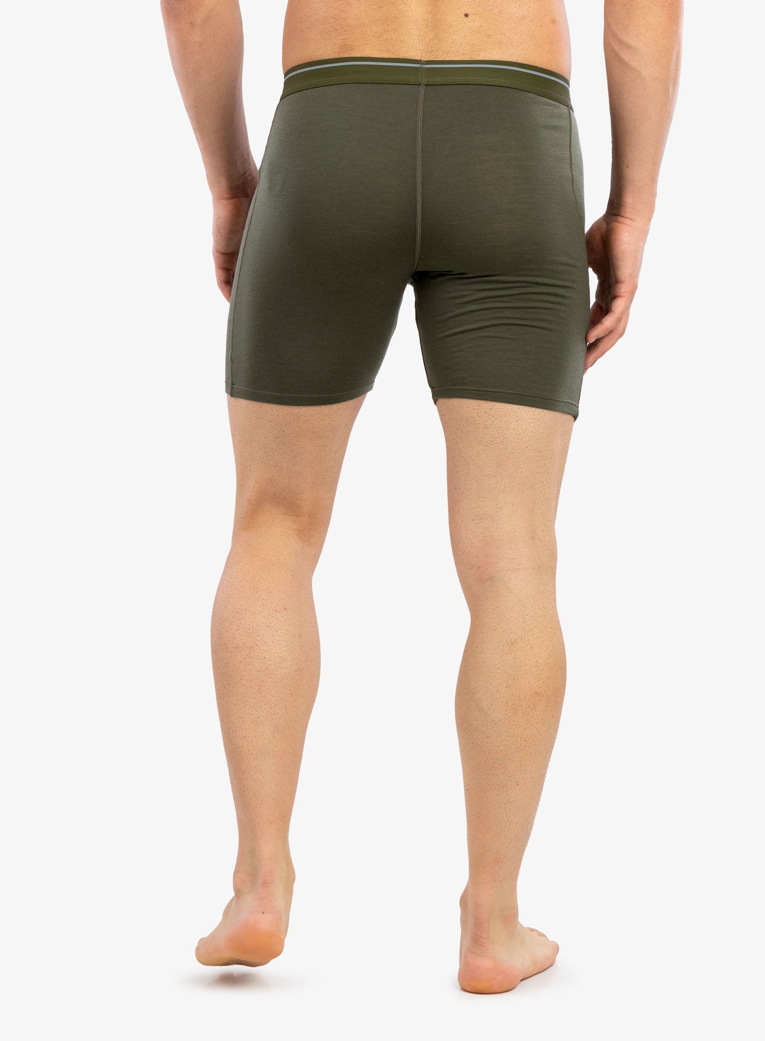 Boxerky Icebreaker Anatomica Long Boxers - loden
