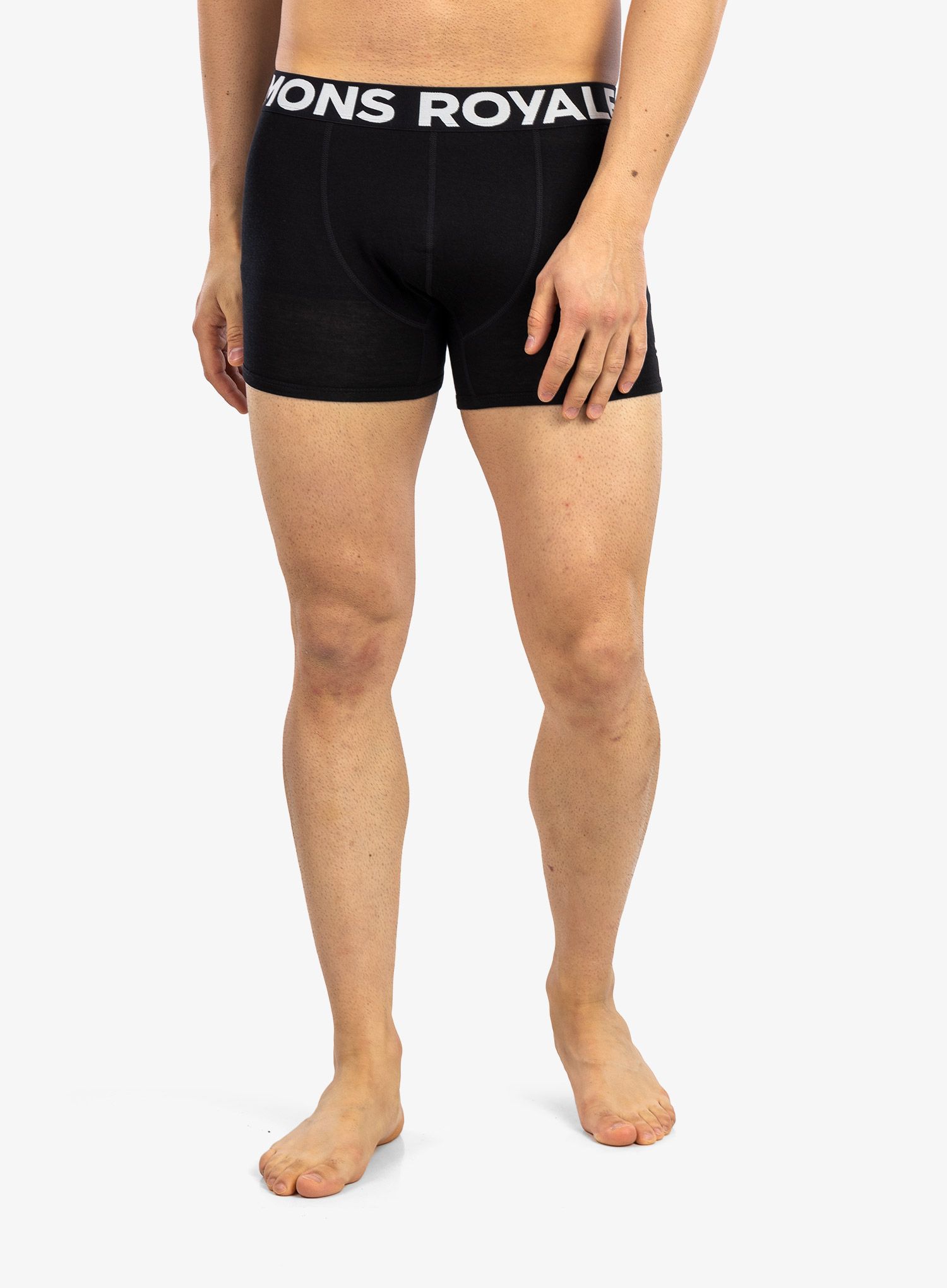 Boxerky Mons Royale Hold 'em Shorty Boxer - black