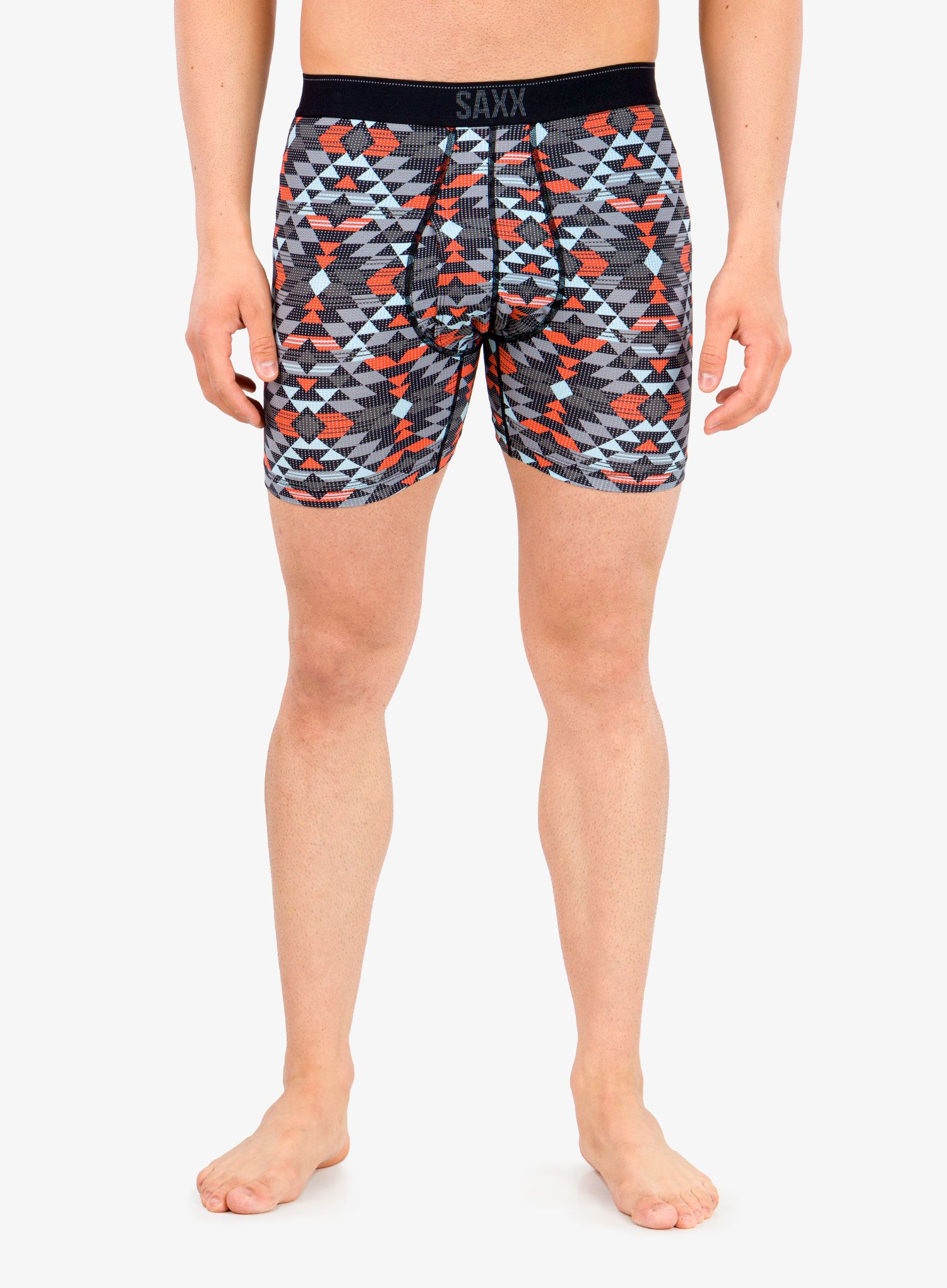 Boxerky Saxx Quest Boxer Brief Fly - eldorado/graphite