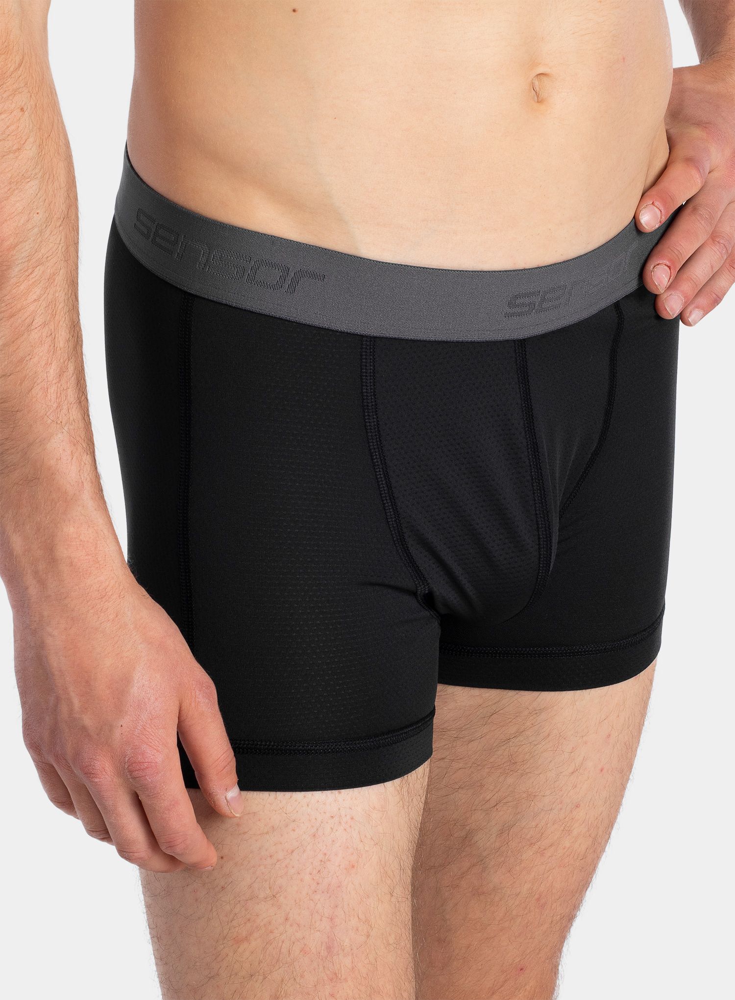Boxerky Sensor Coolmax Tech Boxers - black
