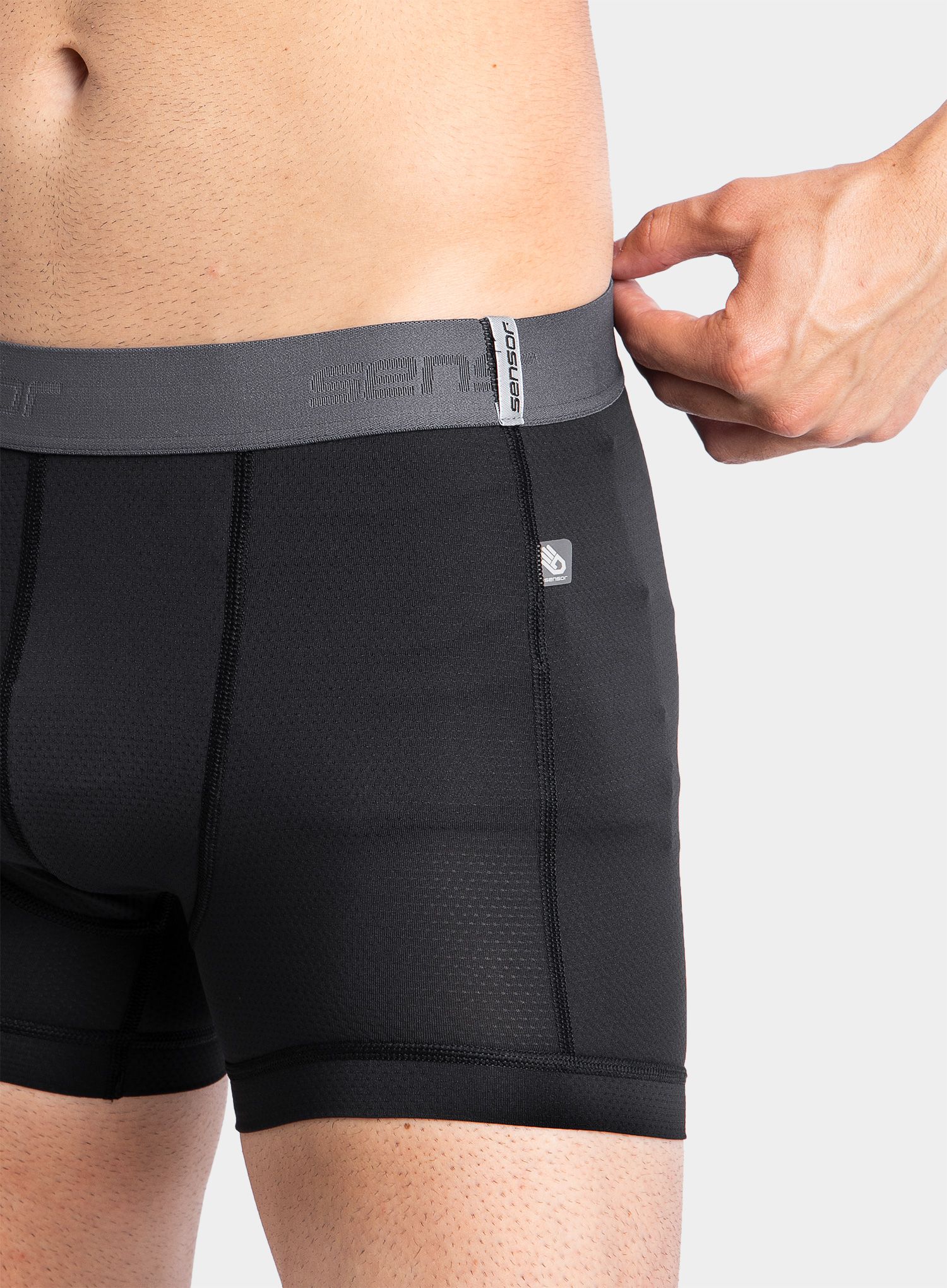 Boxerky Sensor Coolmax Tech Boxers - black