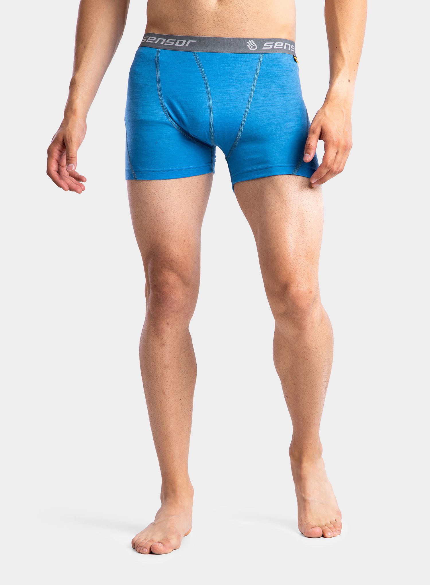 Boxerky Sensor Merino Active Boxers - blue