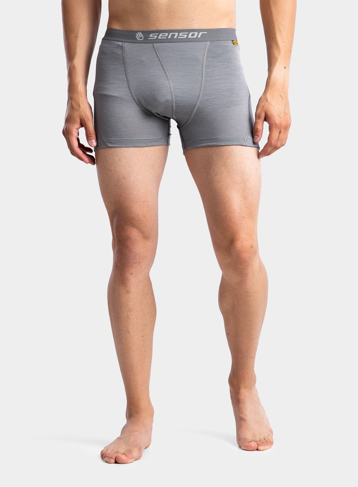 Boxerky Sensor Merino Active Boxers - grey