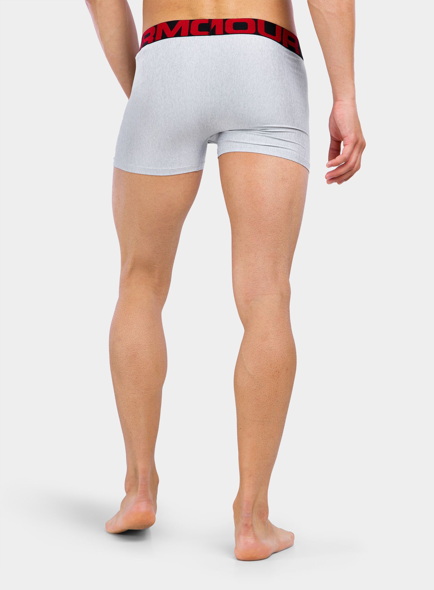 Boxerky Under Armour Tech 3in Boxerjock 2-Pack - gray/gray