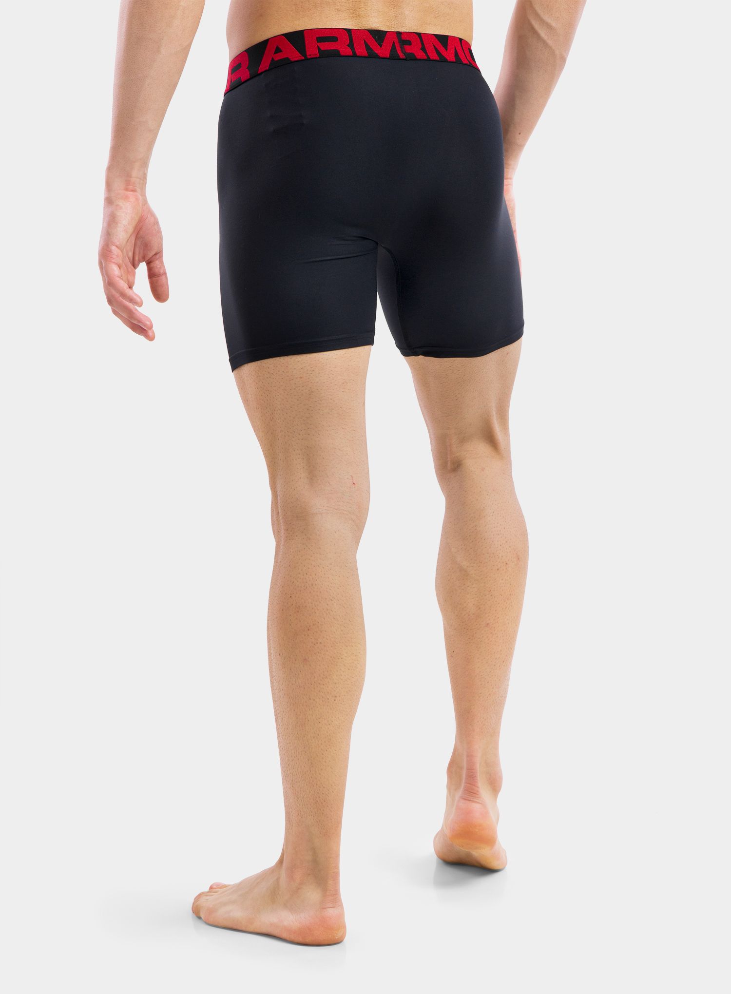 Boxerky Under Armour Tech 6in 2 Pack - red/black