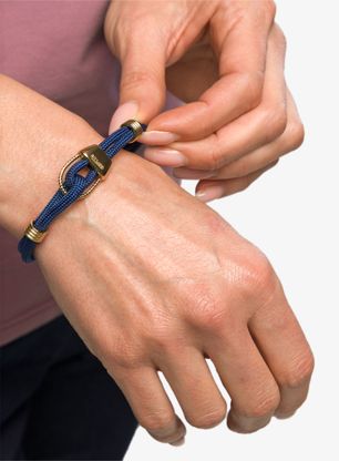 Náramok 8B+ Wristband Kratos - dark navy/gold