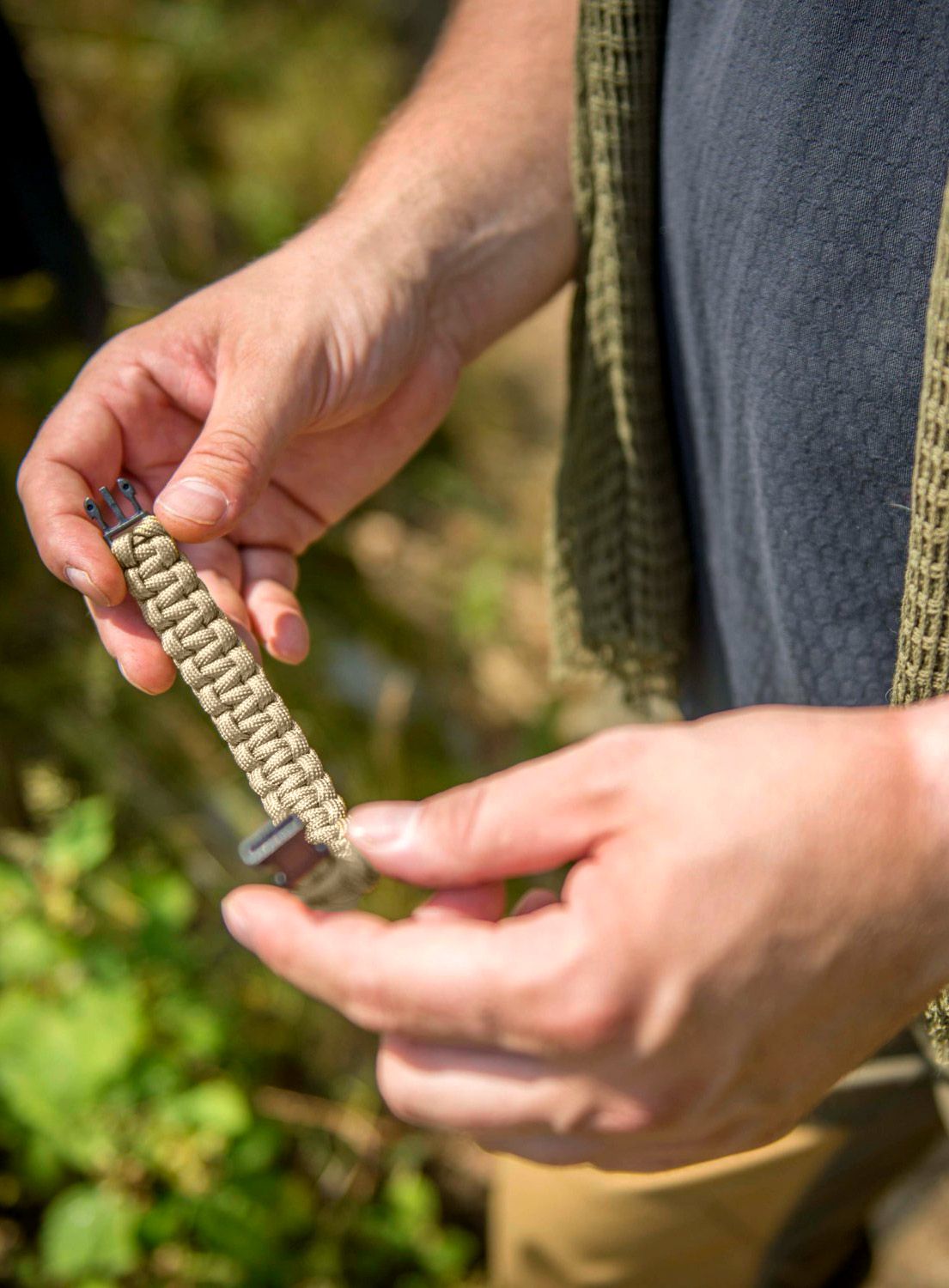 Náramok Helikon-Tex Survival Bracelet - Paracord - coyote