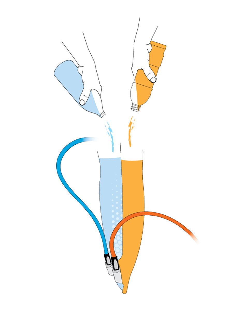 Hydrovak Source Widepac Divide 2L - transparent blue