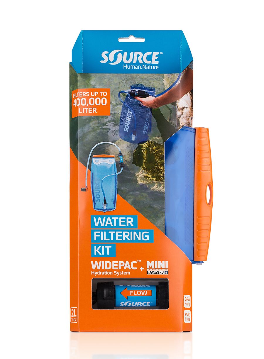Hydrovak Source Widepac + Filter 2L - transparent blue