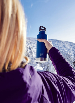 Turistická fľaša Esbit Sculptor Insulated Bottle 750ml - polar blue