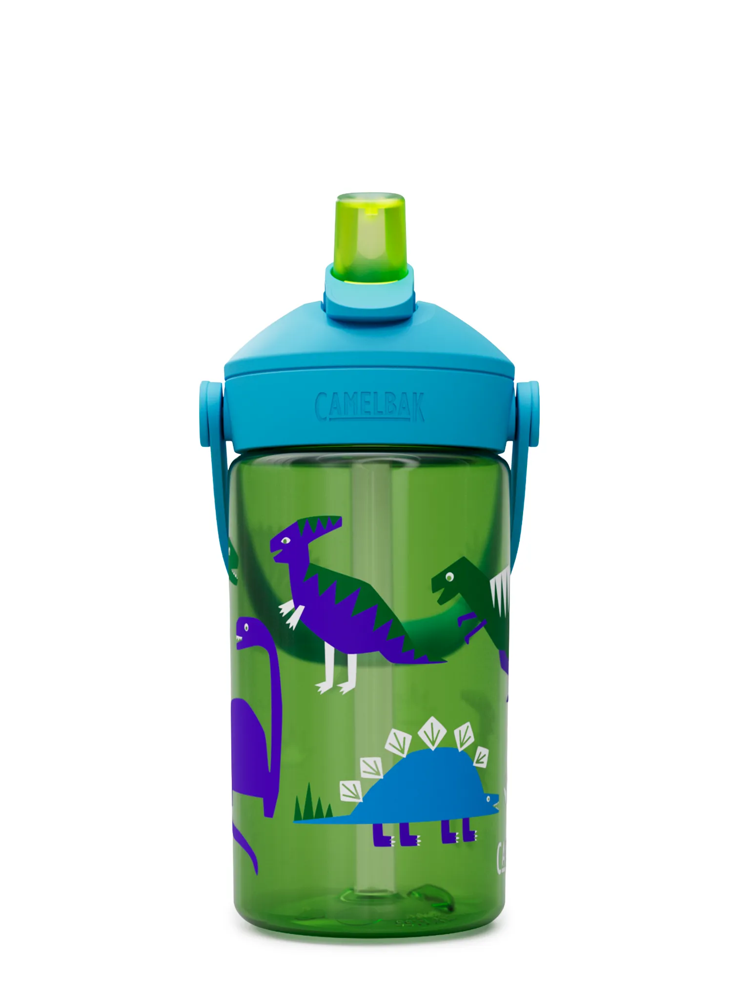 Fľaša na vodu pre deti CamelBak Thrive Flip Straw Kids 400ml - hip dinos