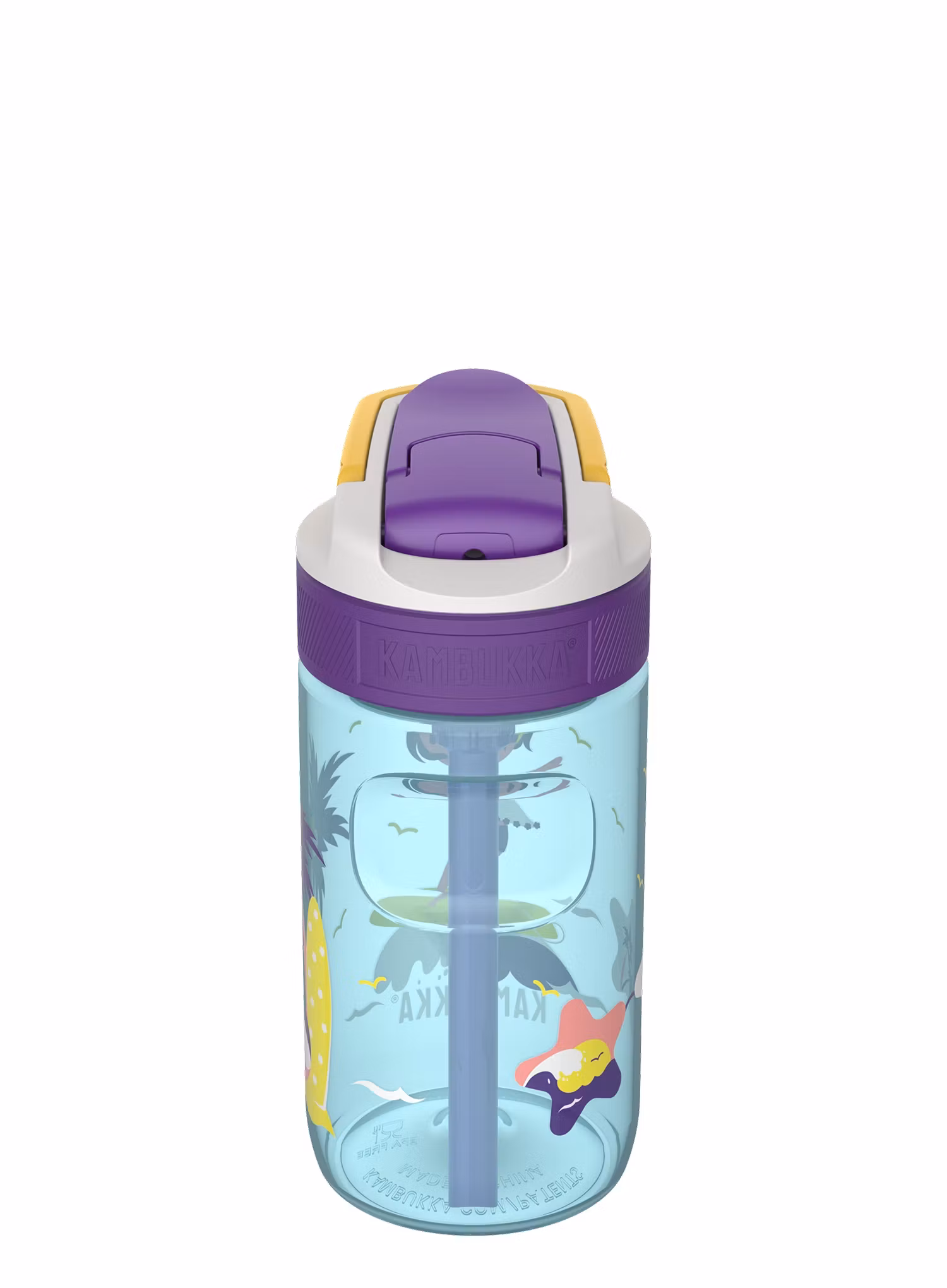 Fľaša na vodu pre deti Kambukka Lagoon 400 ml - surf girl