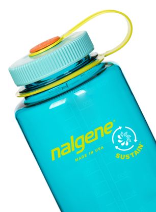 Turistická fľaša Nalgene Sustain Wide Mouth 32 oz (946 ml) - cerulean