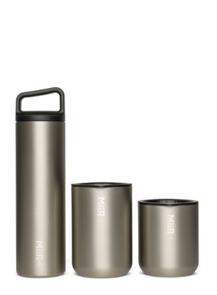 Termofľaša MiiR Climate+ Wide Mouth Bottle (590 ml) - brushed stainless