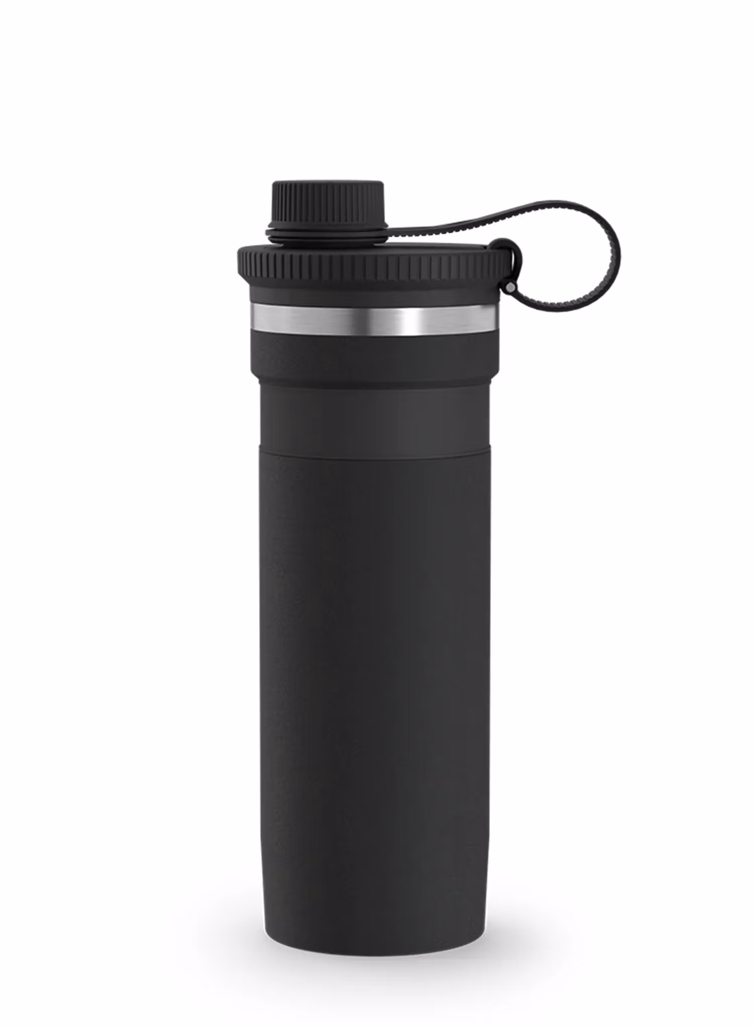 Termofľaša Primus Mika Wide Insulated Bottle 0.5 L Drink Cap - cliffside ash