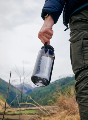 Turistická fľaša Lifeventure Tritan Flask 1000ml - graphite
