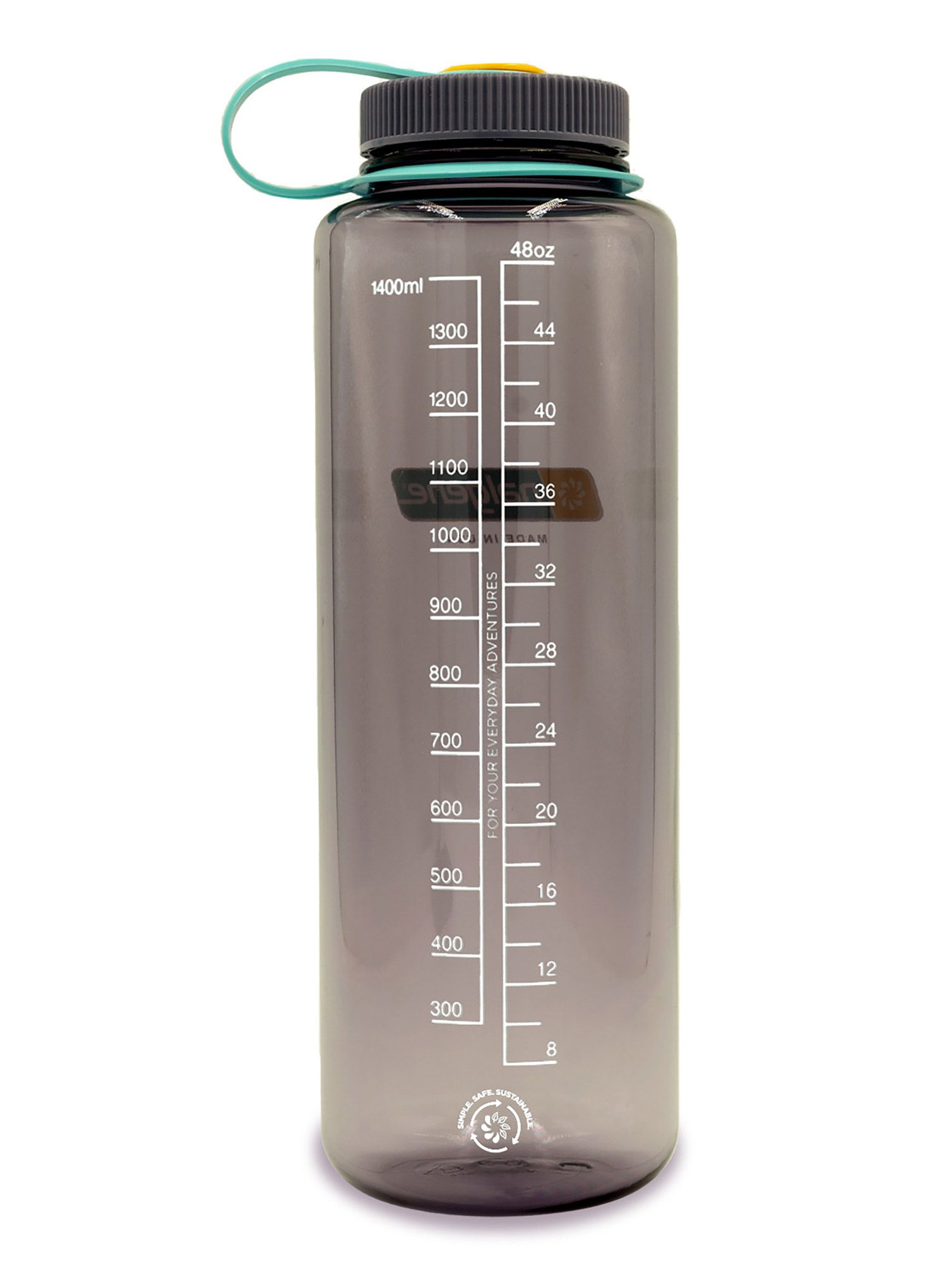 Turistická fľaša na vodu Nalgene Silo Sustain Wide Mouth 48 oz (1420 ml) - aubergine
