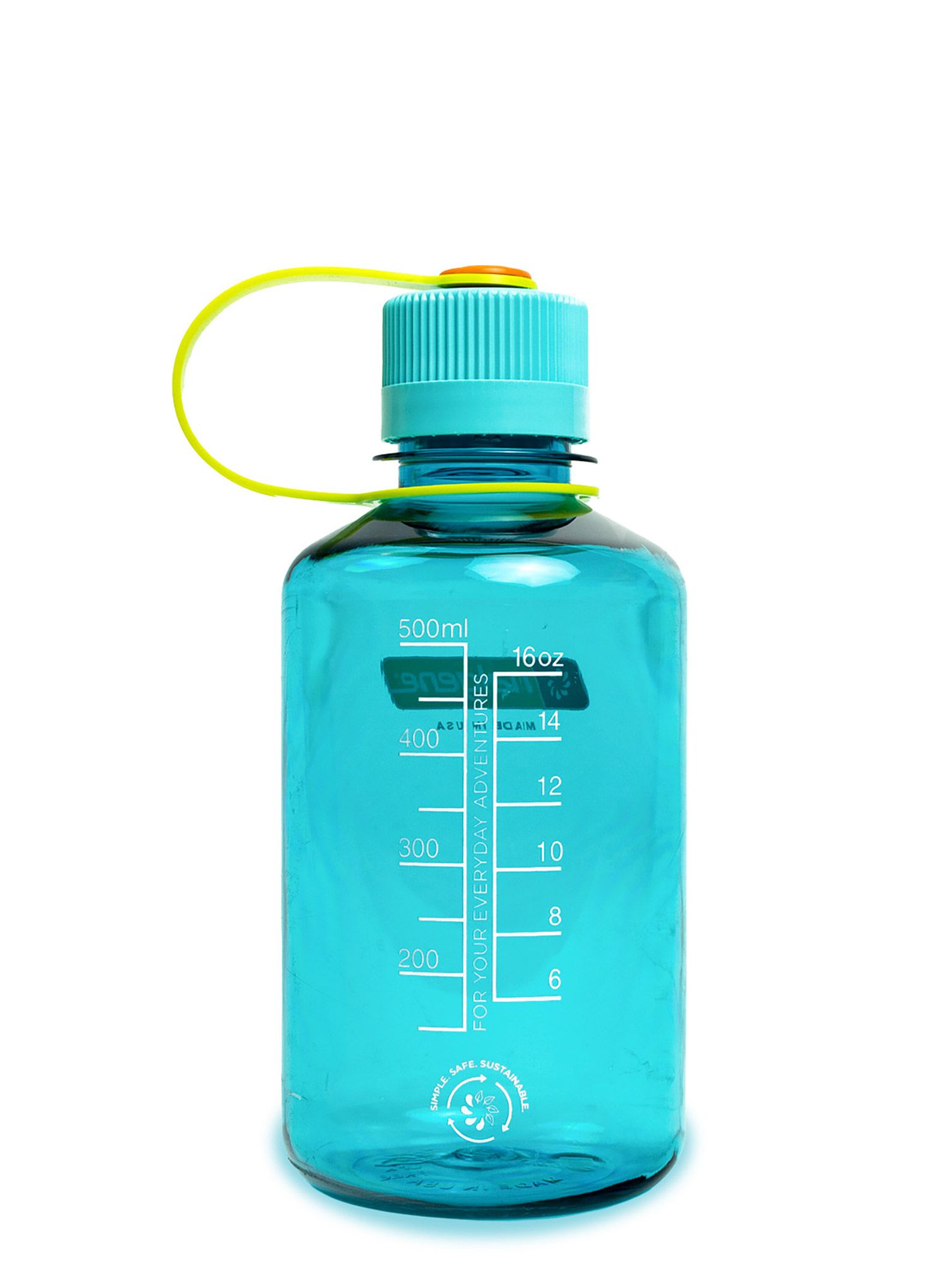 Turistická fľaša na vodu Nalgene Sustain Narrow Mouth 16 oz (473 ml) - cerulean