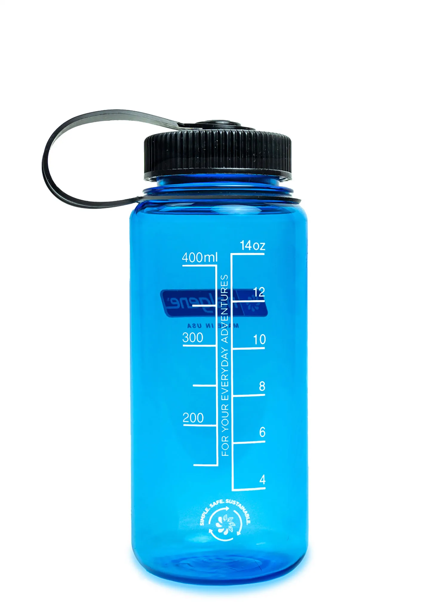 Turistická fľaša na vodu Nalgene Sustain Wide Mouth 16 oz (473 ml) - slate