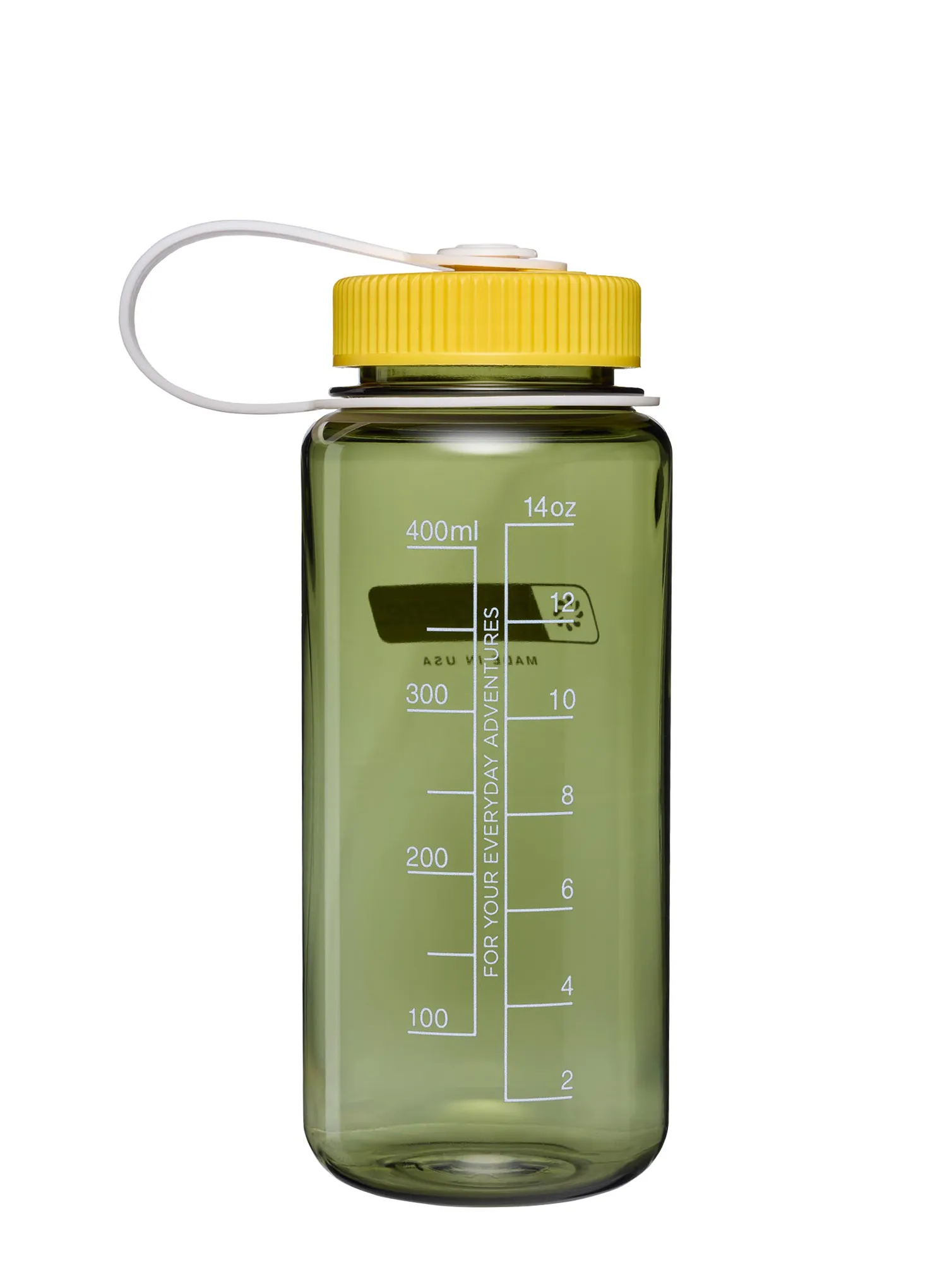 Turistická fľaša Nalgene 16 oz Wide Mouth Thrill and Motion (473 ml) - oil green with freesia