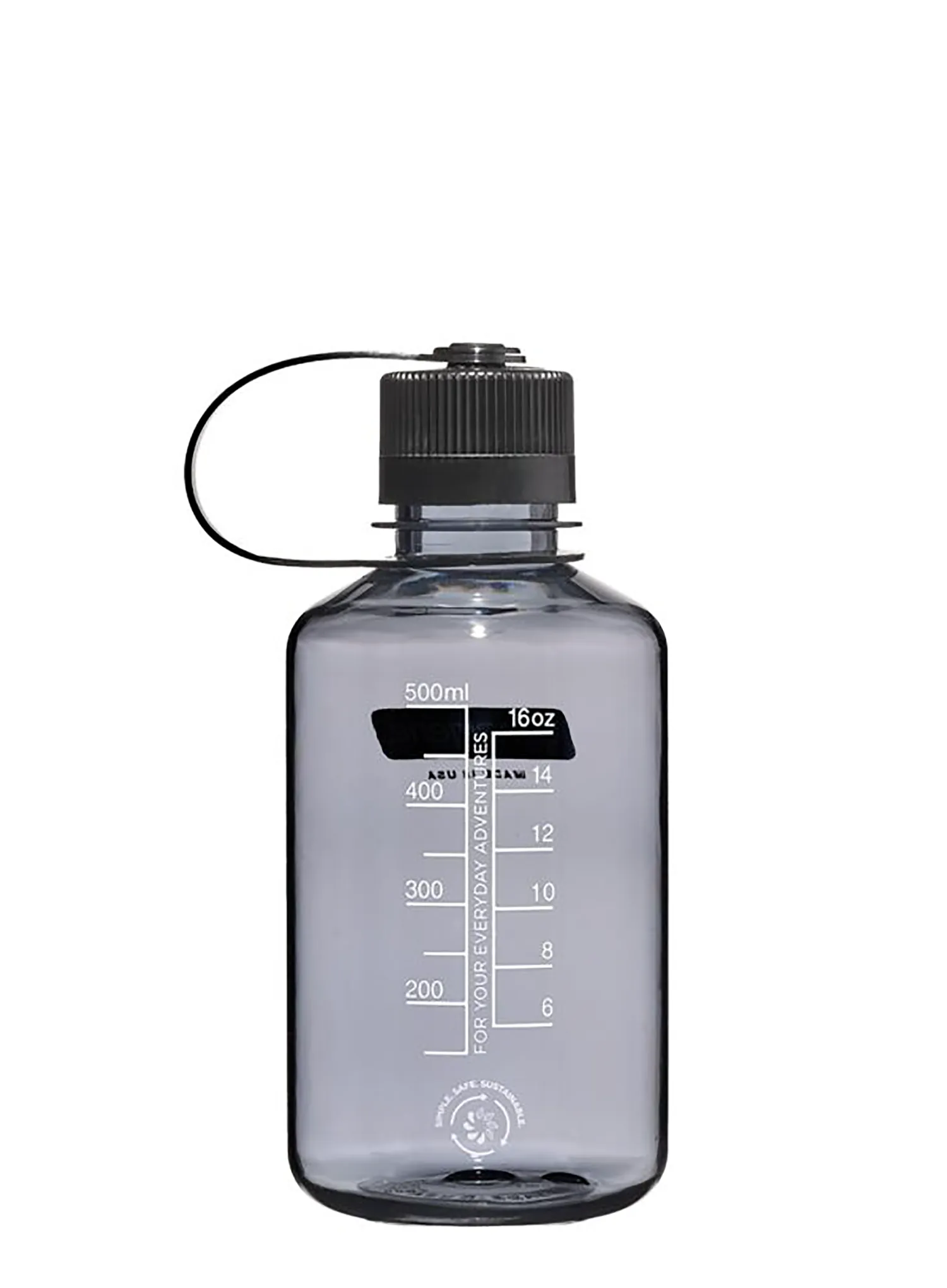 Turistická fľaša Nalgene Sustain Narrow Mouth 16 oz (473 ml) - gray