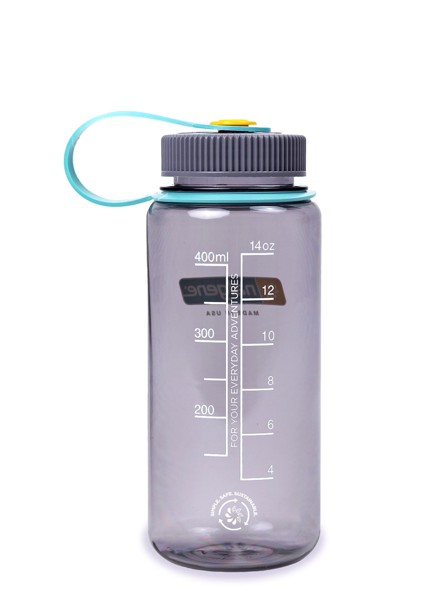 Turistická fľaša Nalgene Sustain Wide Mouth 16 oz (473 ml) - aubergine