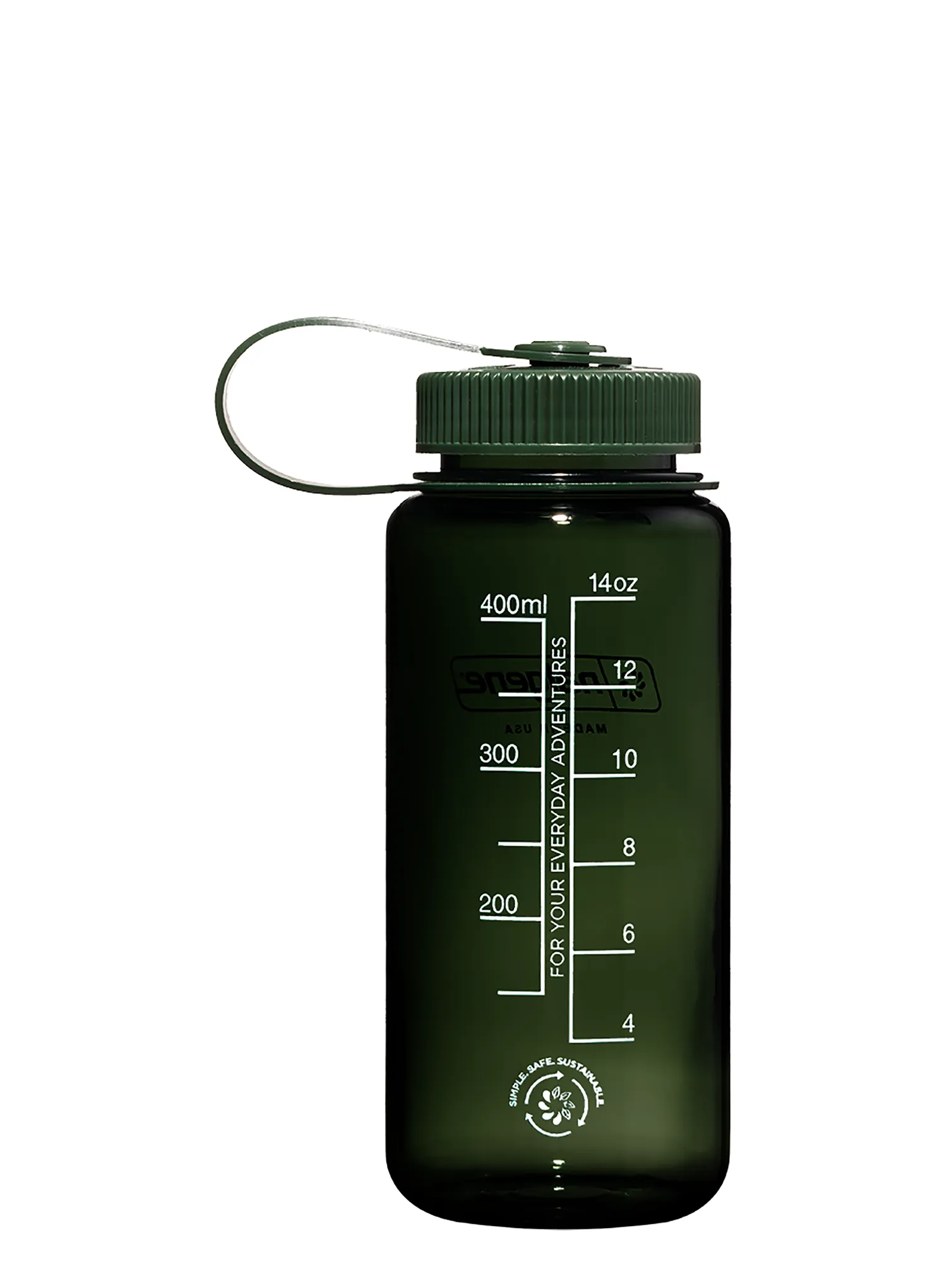 Turistická fľaša Nalgene Sustain Wide Mouth 16 oz (473 ml) - jade