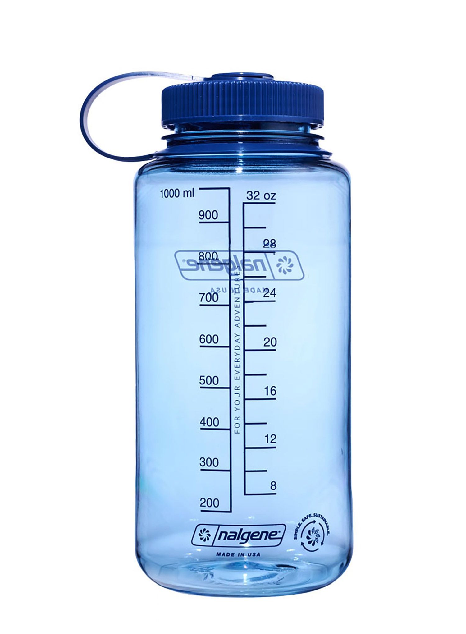 Turistická fľaša Nalgene Sustain Wide Mouth 32 oz (946 ml) - baby blue