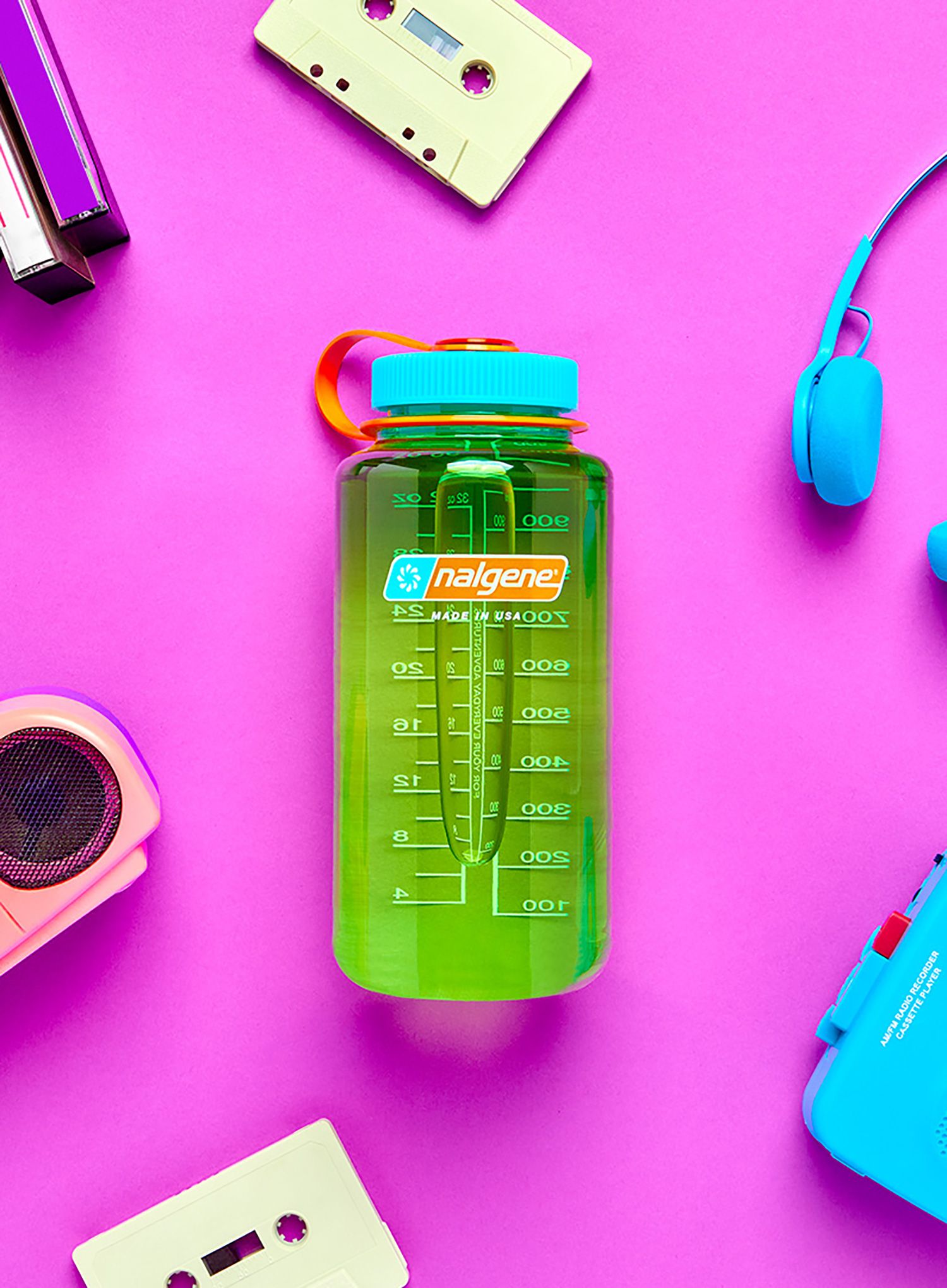 Turistická fľaša Nalgene Sustain Wide Mouth 32 oz (946 ml) - pear