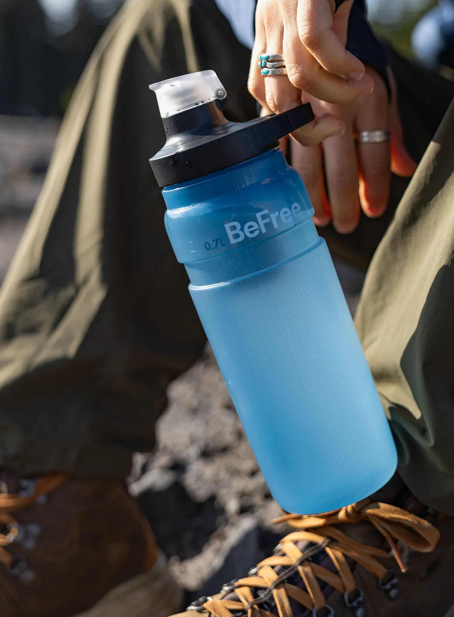 Filtračná fľaša Katadyn BeFree AC Bottle 0.7L - blue