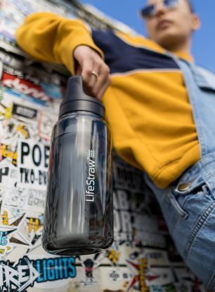 Filtračná fľaša Lifestraw Go 2.0 Water Filter 1L - nordic noir