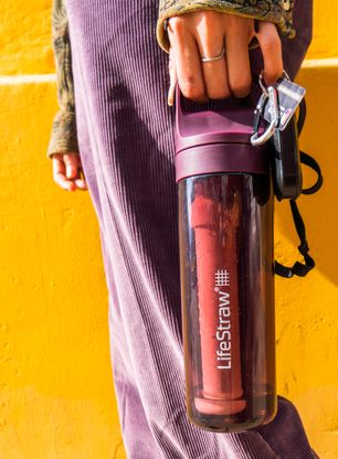 Filtračná fľaša Lifestraw Go 2.0 Water Filter 22 oz (650 ml) - merlot me away