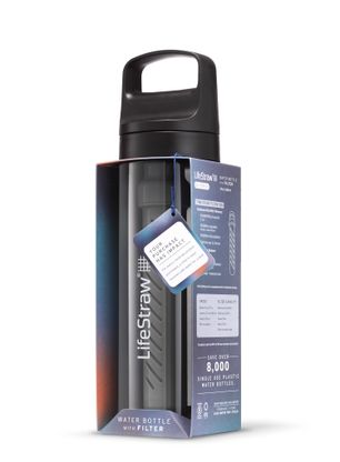 Filtračná fľaša Lifestraw Go 2.0 Water Filter 22 oz (650 ml) - nordic noir