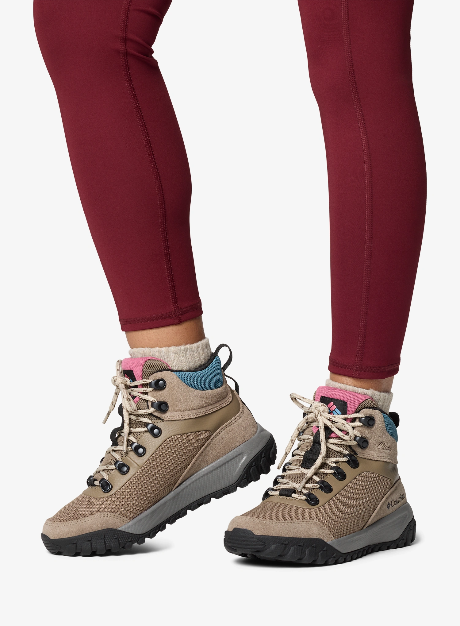 Dámske topánky Columbia Burnsider Waterproof - wet sand/rosette