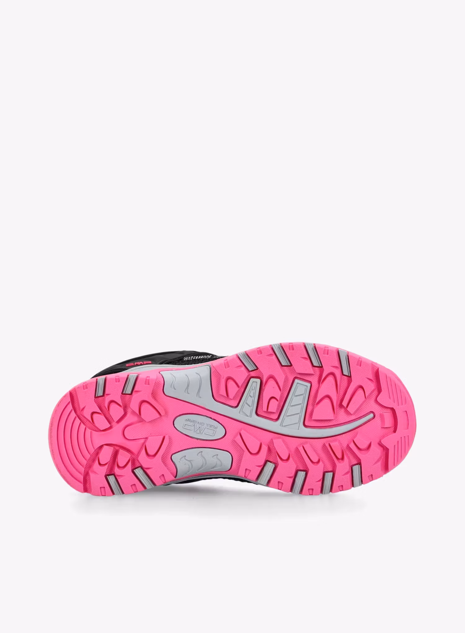 Dievčenské čižmy CMP Kiruna Fitgo WP - grey/fuxia