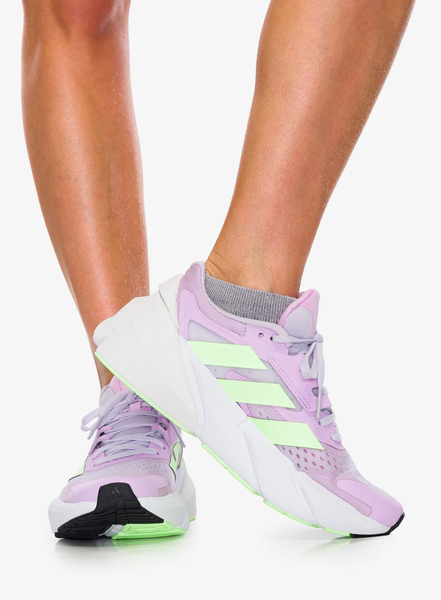 Dámske bežecké topánky adidas Adistar 2.0 - silver dawn/green spark