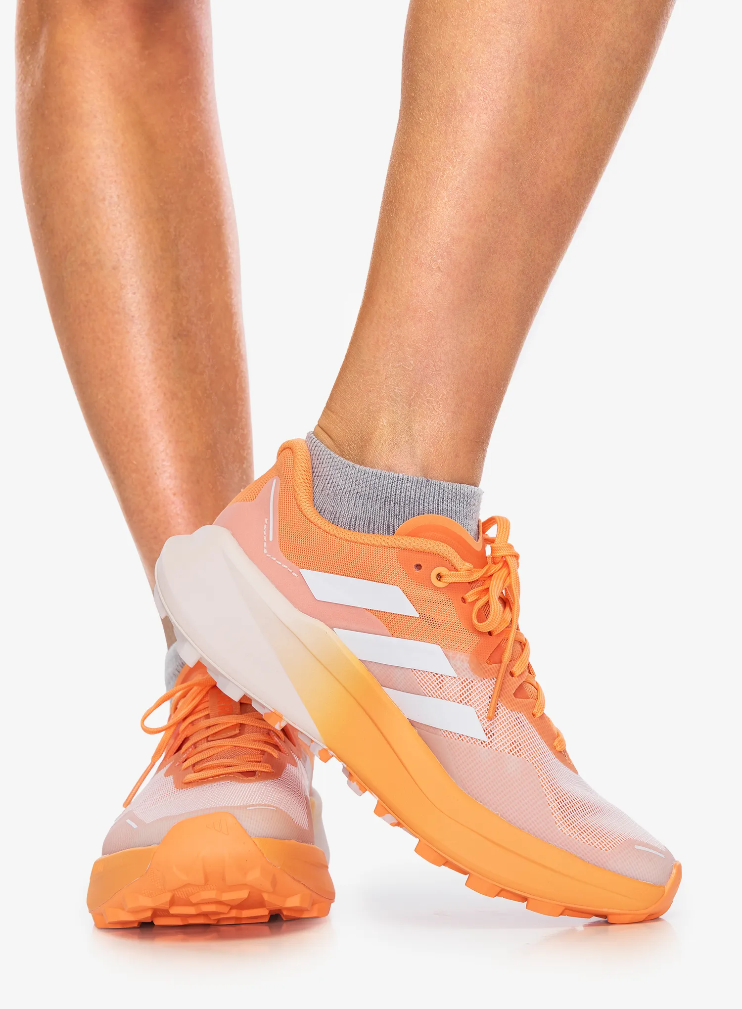 Dámske bežecké topánky adidas TERREX Agravic 3 - amb tint/cryst white/putty mau