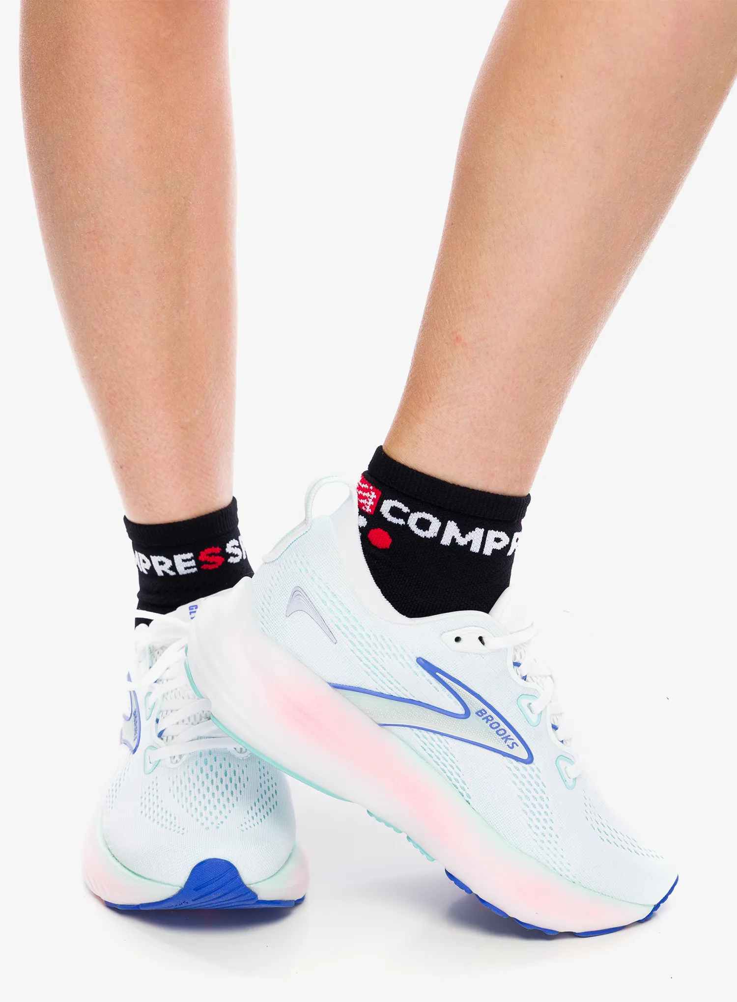 Dámske bežecké topánky Brooks Glycerin 22 - white/limpet shell/blue
