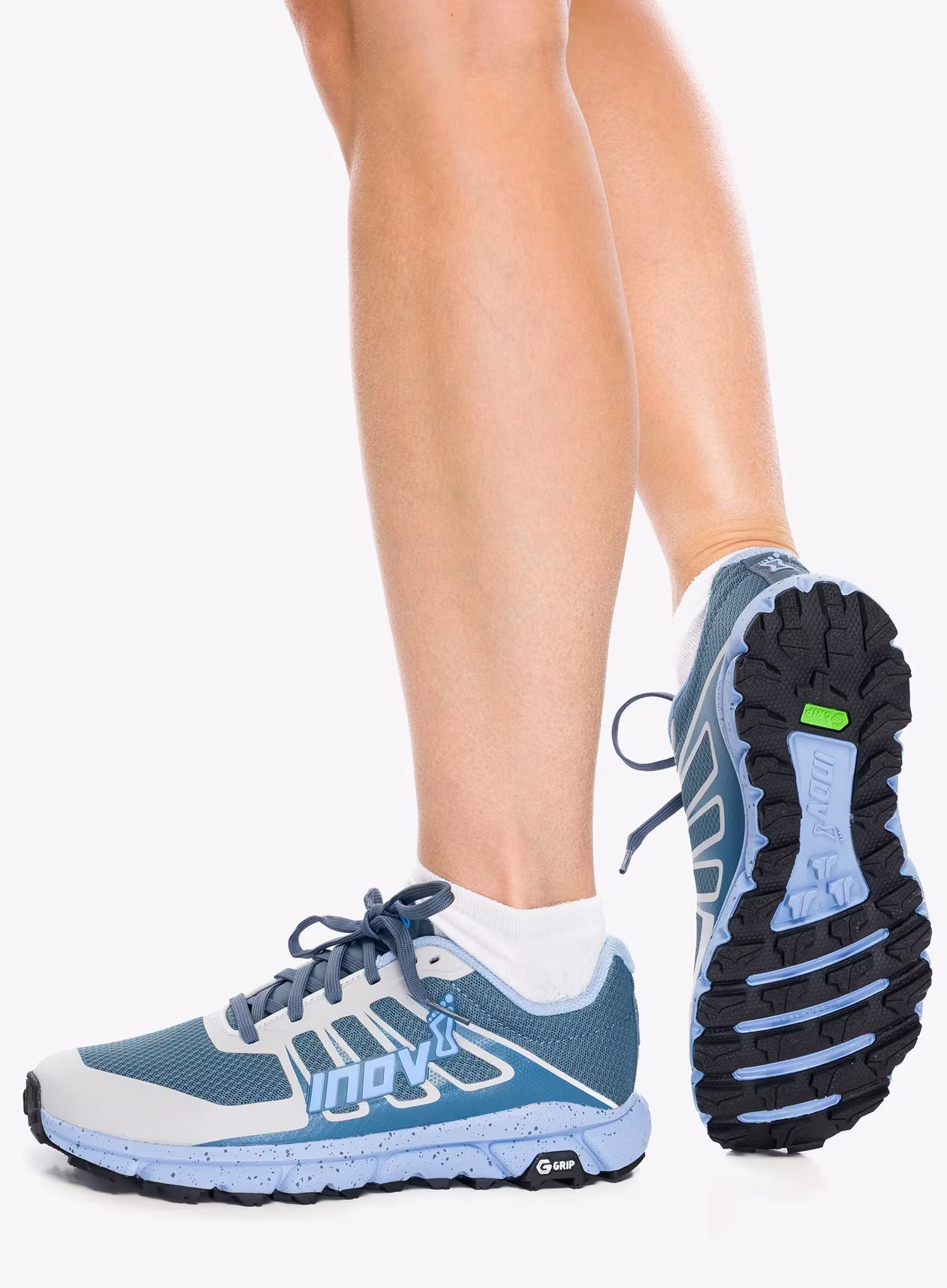 Dámske bežecké topánky Inov-8 TrailFly G 270 V2 - blue/grey